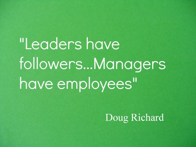 What Connections Do Leaders And Managers Inspire?